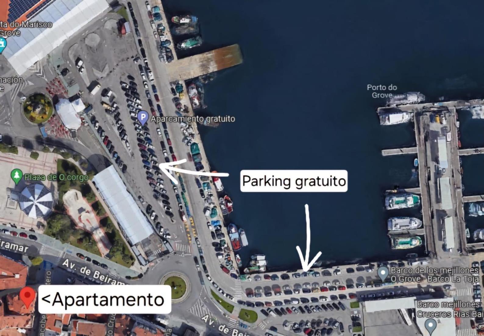 Appartamento P1 O Grove Centro Puerto Esterno foto